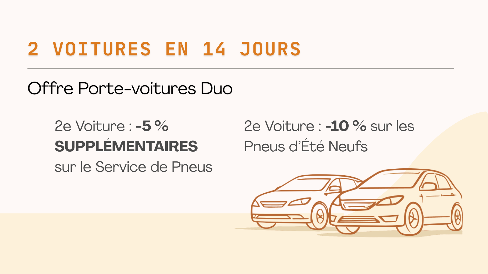 Offre Duo Foyer : -5% supplémentaire sur la 2e voiture